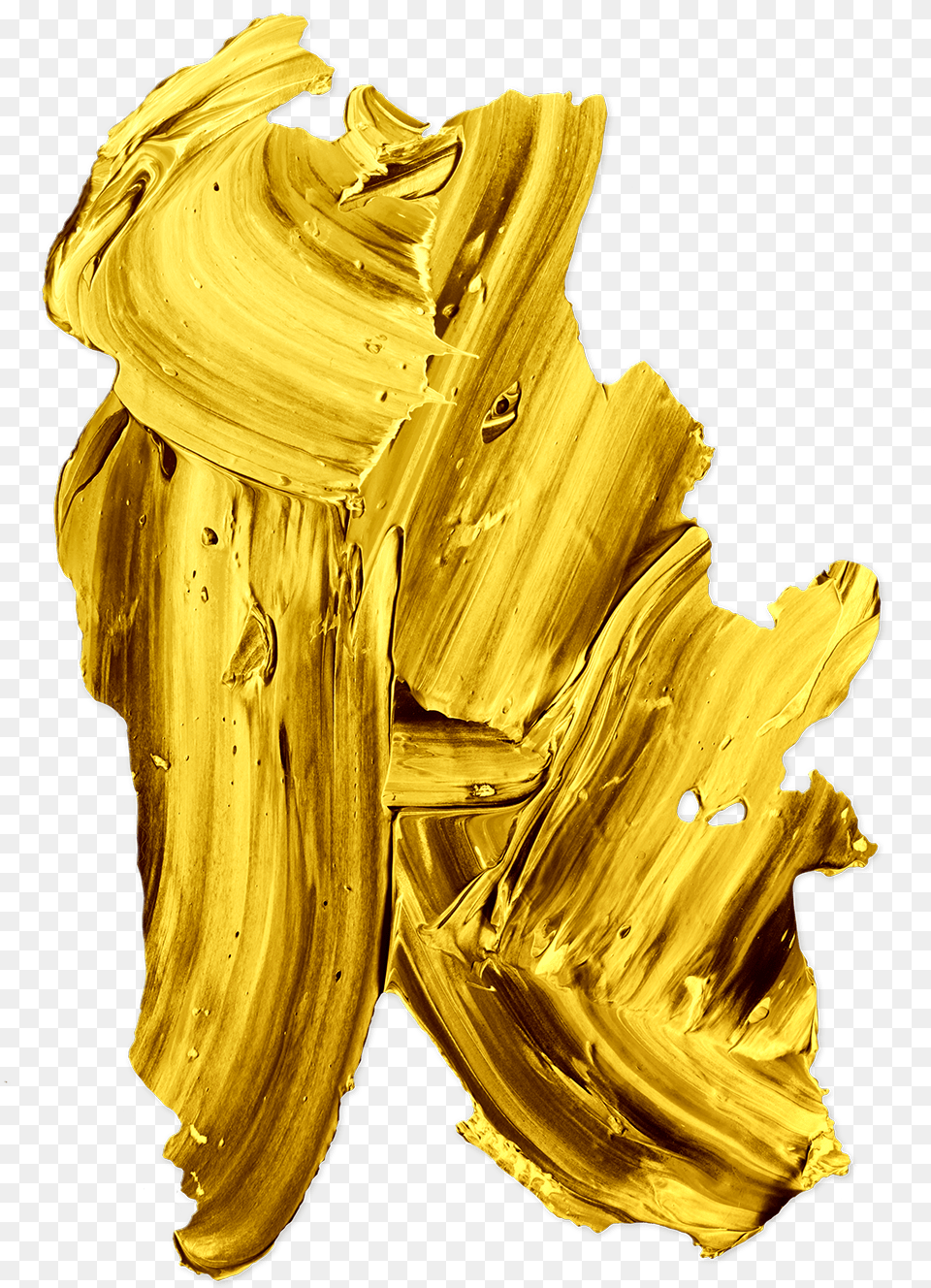 Gold And Black Paint, Person Free Transparent Png