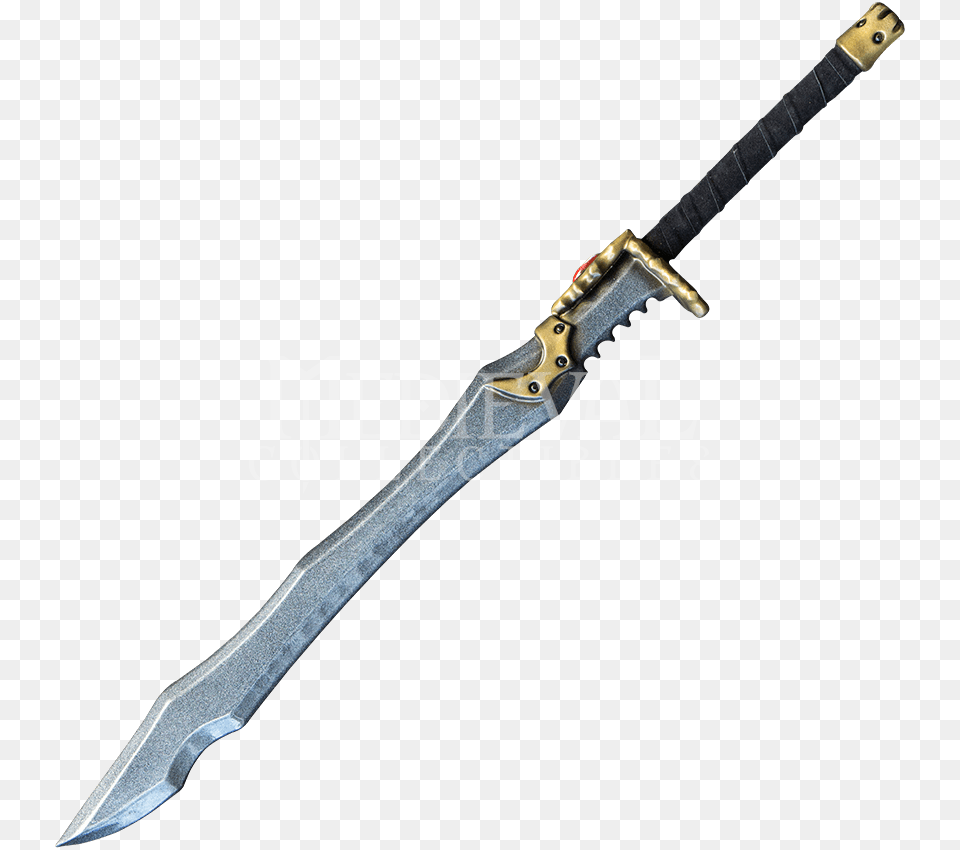 Gold And Black Sword, Weapon, Blade, Dagger, Knife Free Transparent Png