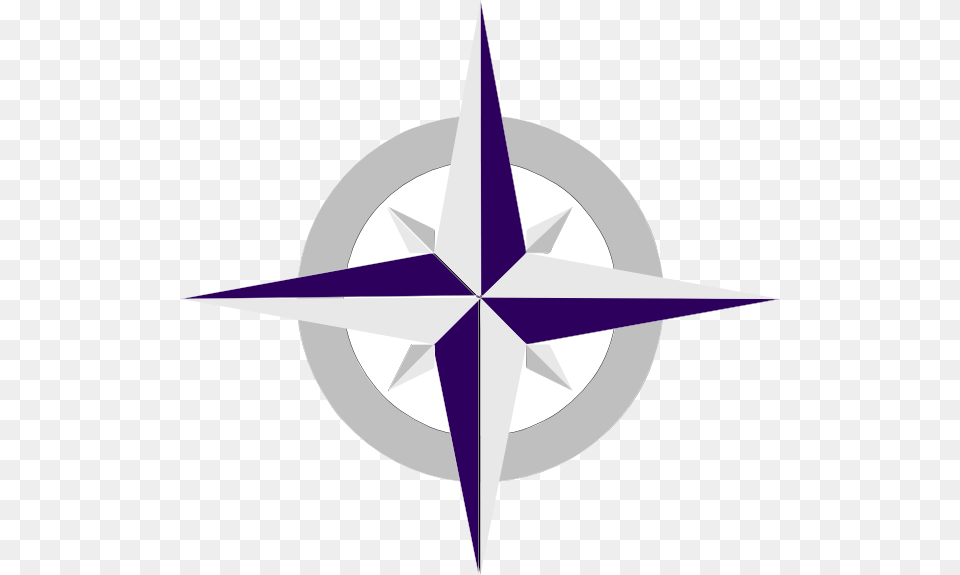 Gold And Blue Compass Purple Compass Rose, Symbol, Star Symbol, Animal, Fish Png Image