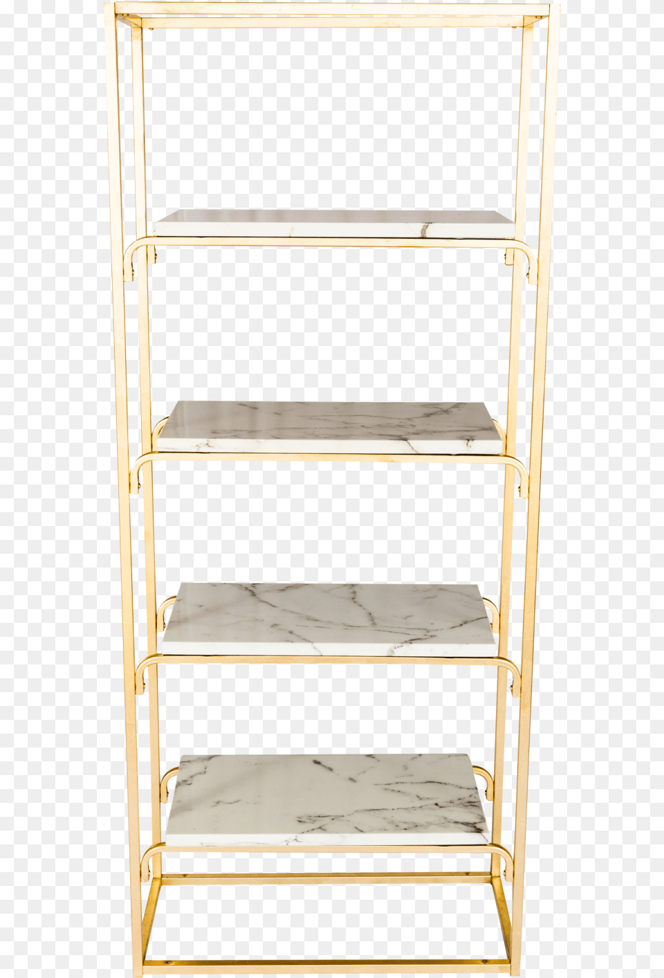 Gold And Marble Bookshelves, Furniture, Shelf, Wood Free Png Download