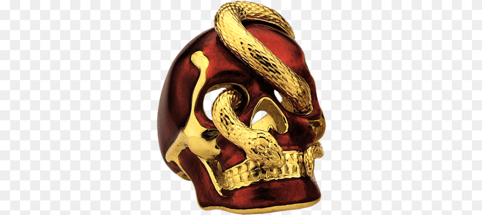 Gold And Red Skull Psd Official Psds Skull Gold, Animal, Reptile, Snake Png Image