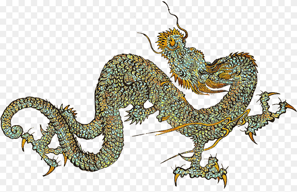 Gold And Silver Dragon In Fight Chinese Dragon 4k, Animal, Lizard, Reptile Free Transparent Png