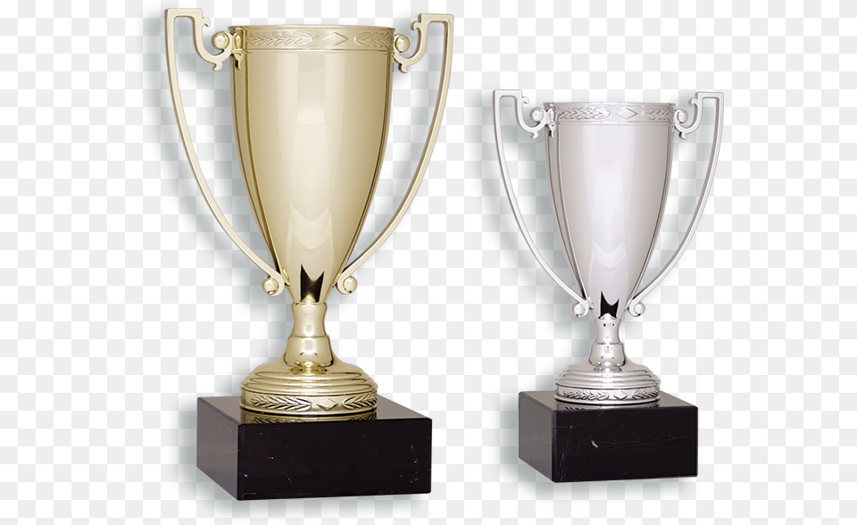 Gold And Silver Trophies Trophy Free Png Download