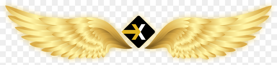 Gold Angel Emblem, Badge, Logo, Symbol Free Png Download