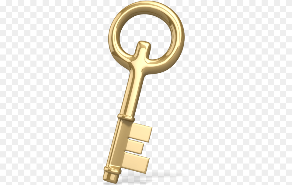 Gold Animated Key, Appliance, Blow Dryer, Device, Electrical Device Png Image