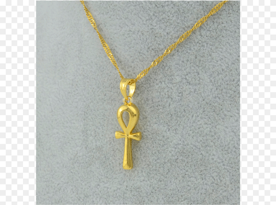 Gold Ankh Chain 24 K, Accessories, Cross, Jewelry, Necklace Free Transparent Png