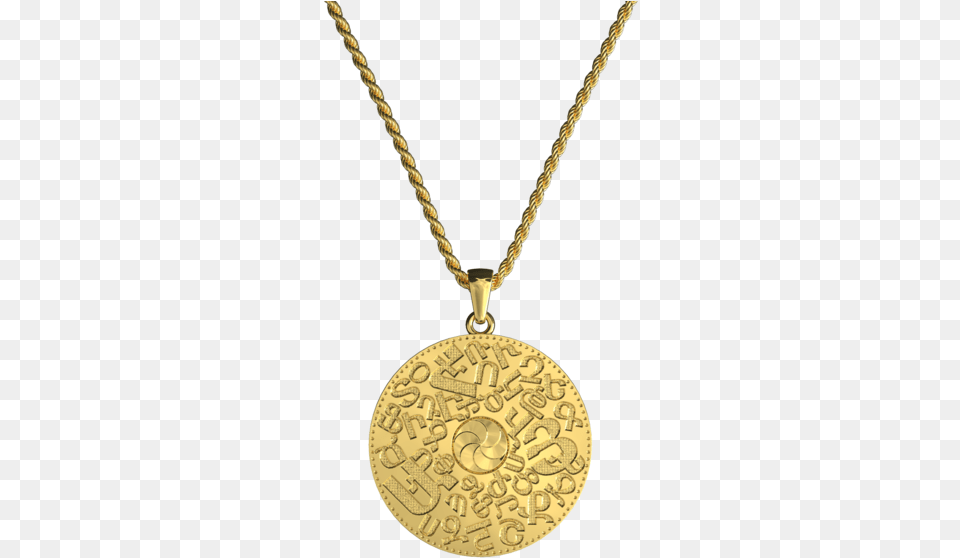 Gold Armenian Alphabet Necklace, Accessories, Jewelry, Pendant Free Png Download