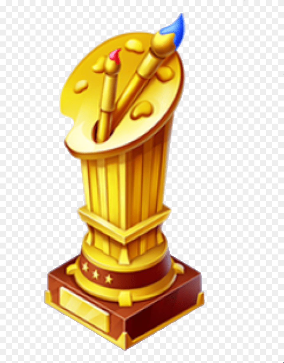 Gold Artist Trophy Wiki, Birthday Cake, Cake, Cream, Dessert Free Png