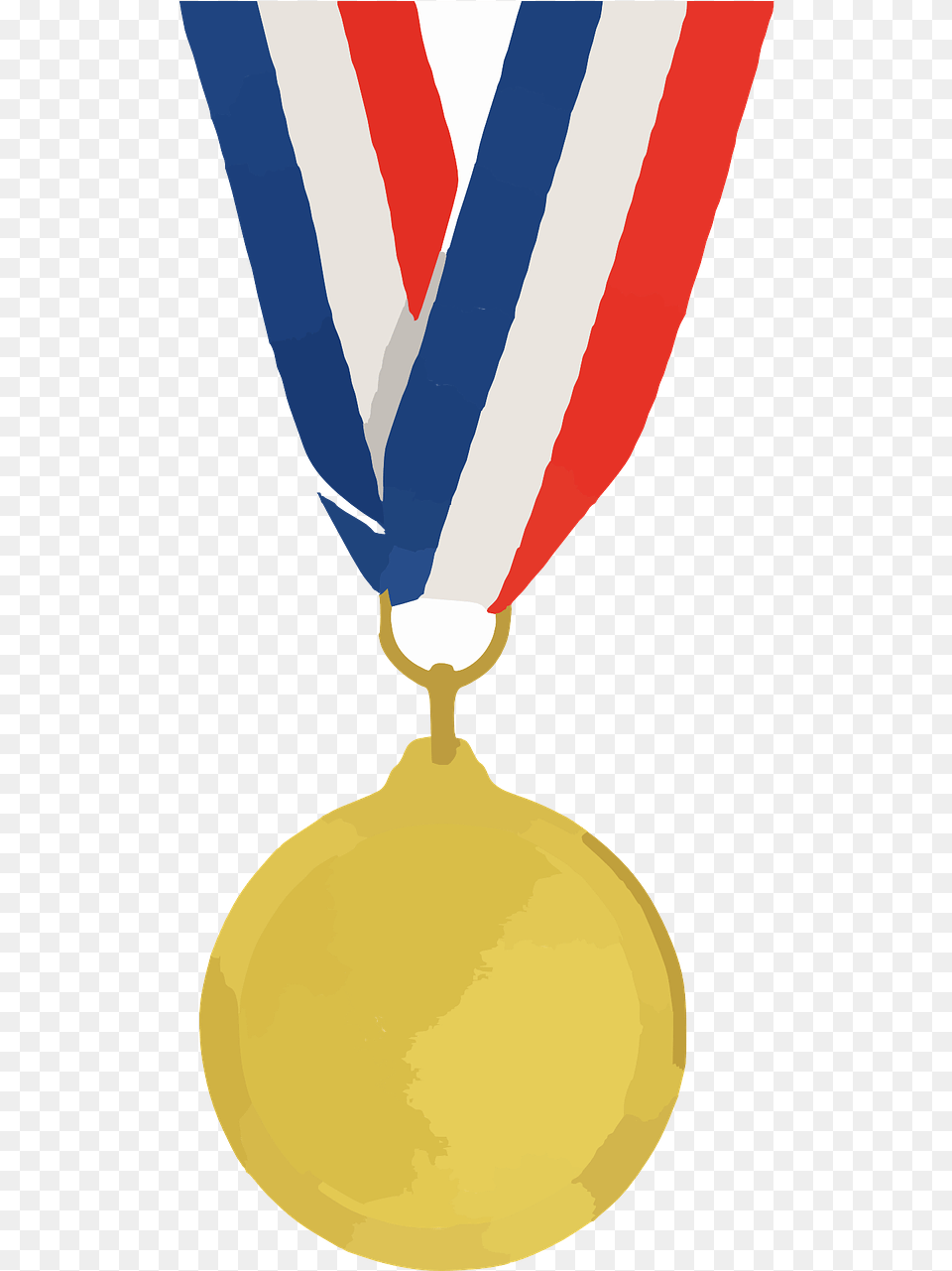 Gold Award Graduation Medal Clipart, Gold Medal, Trophy, Person Png