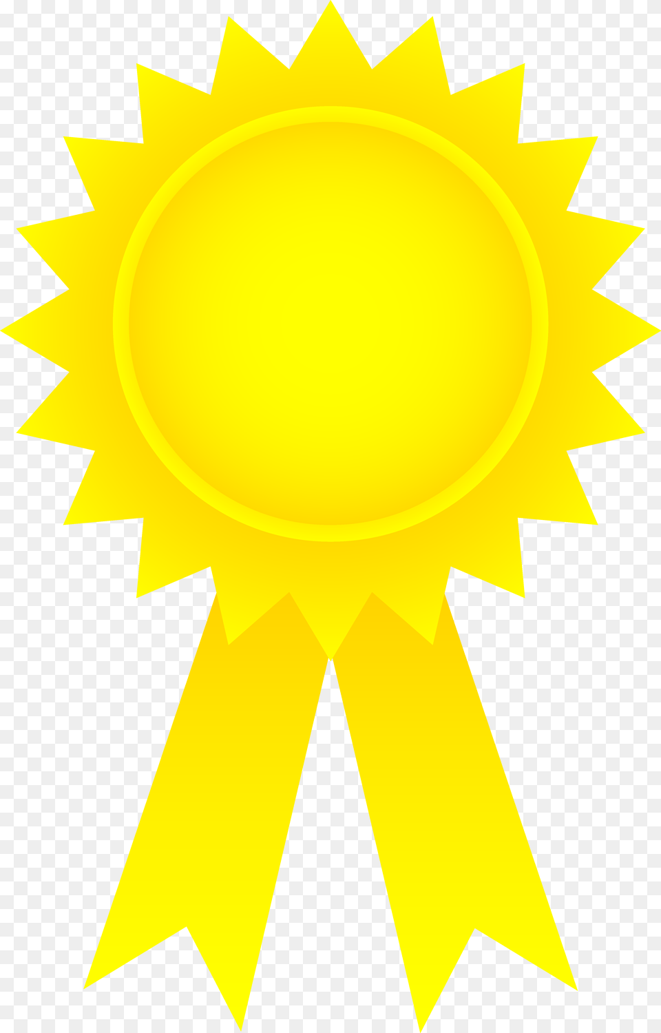 Gold Award Ribbon Clipart Icon Award White, Nature, Outdoors, Sky, Sun Free Png Download