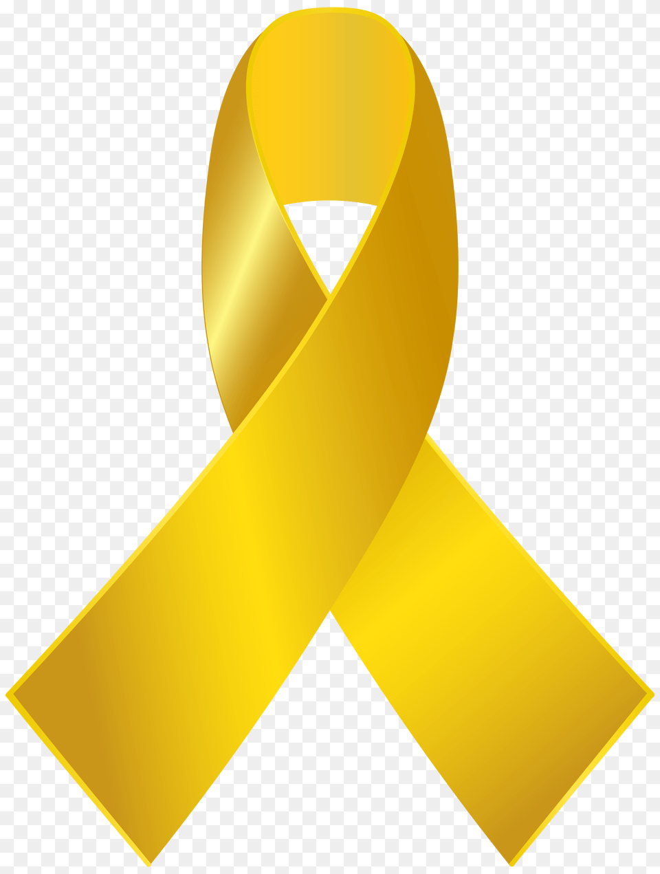 Gold Awareness Ribbon Clip Art Free Png Download