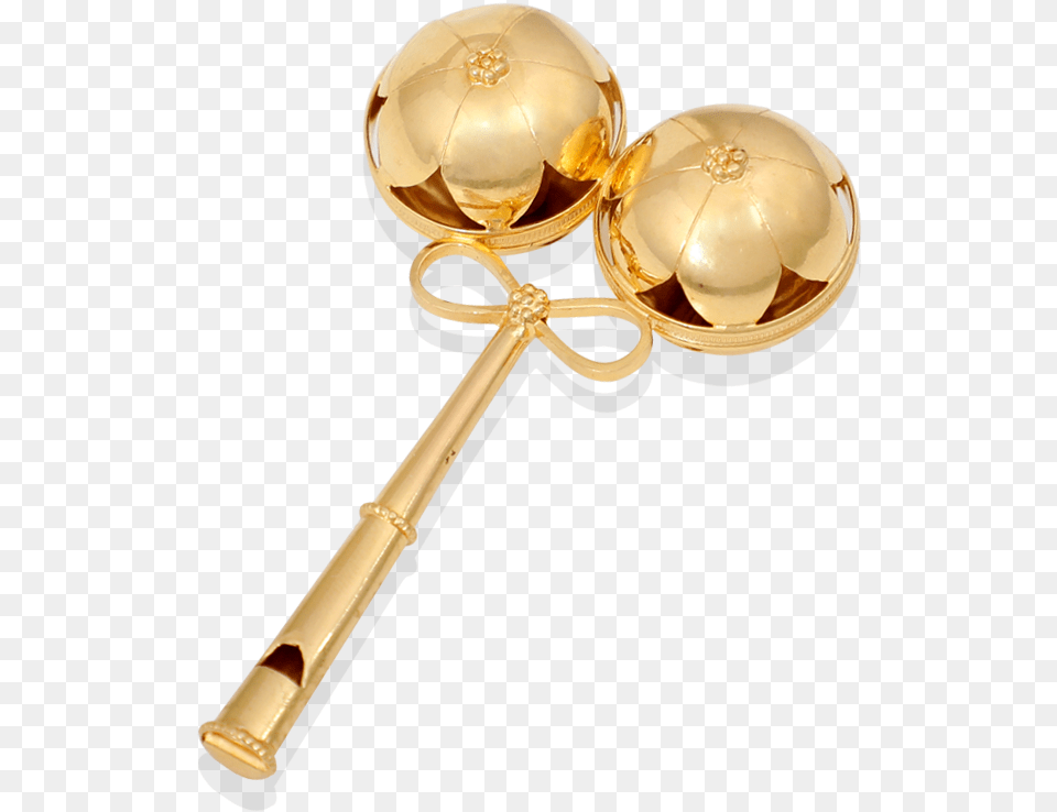 Gold Baby Rattle Image Sphere, Toy Free Png Download