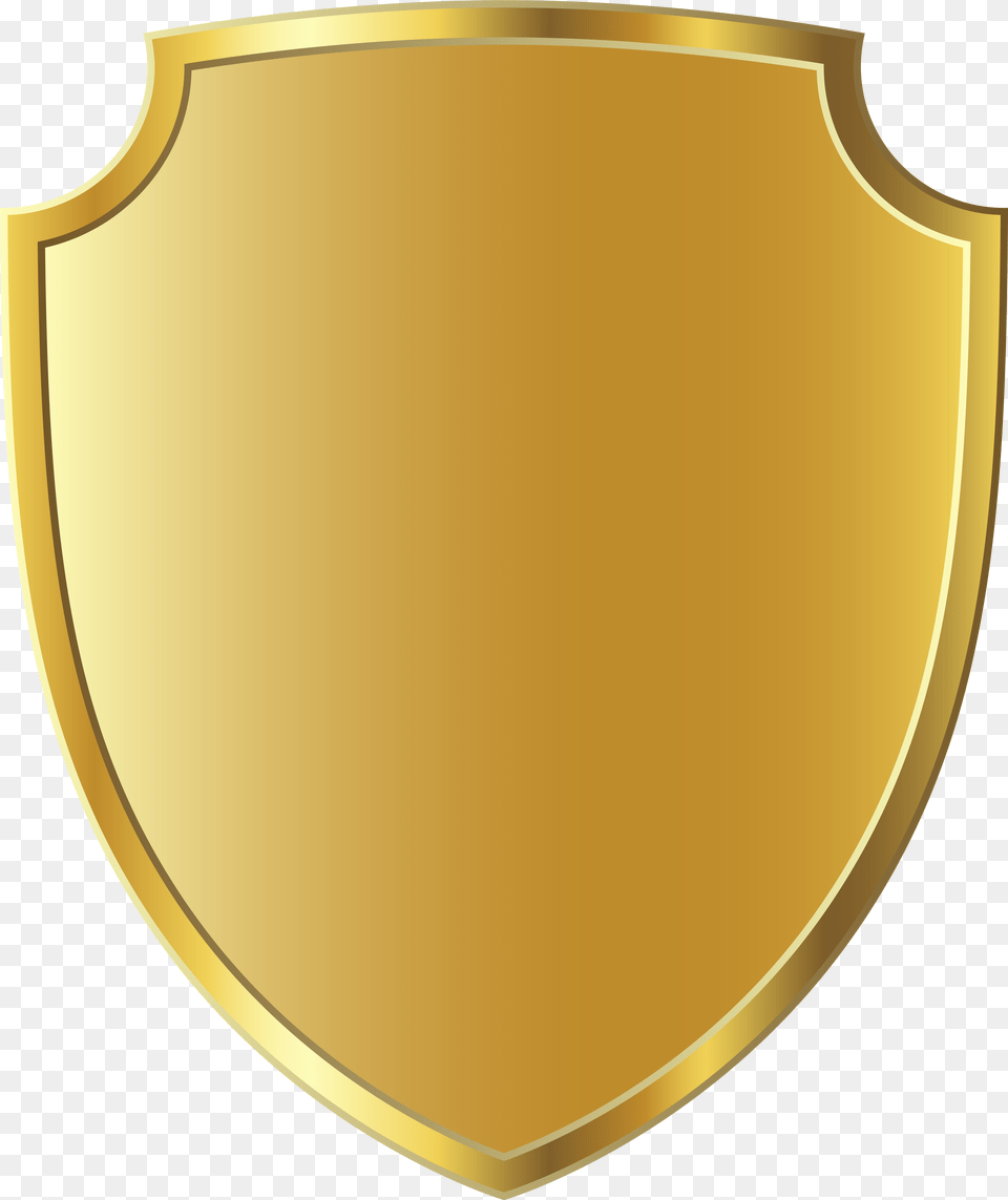 Gold Badge Clip Art, Armor, Shield Free Png Download