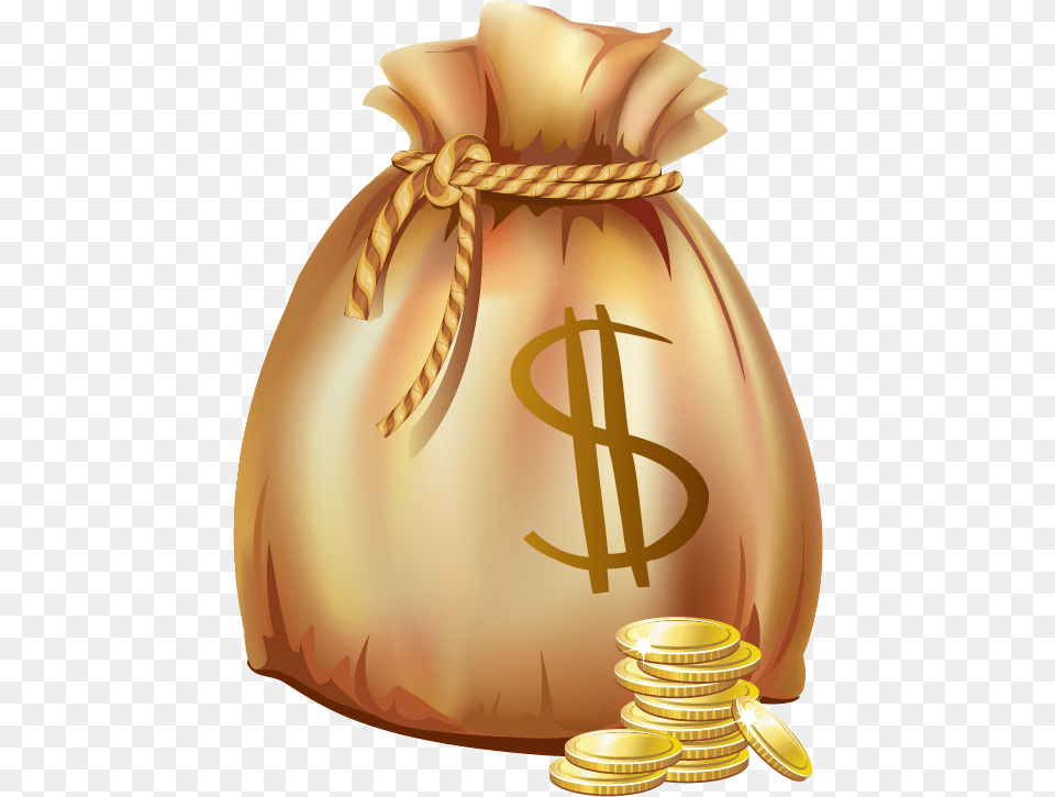 Gold Bag Of Money Png Image