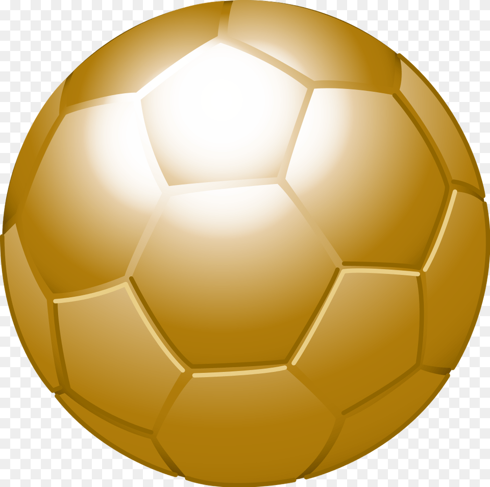 Gold Ball Gold Soccer Ball, Football, Soccer Ball, Sport Png Image