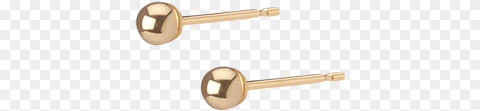 Gold Ball Studs Wood, Cutlery, Spoon, Smoke Pipe Png