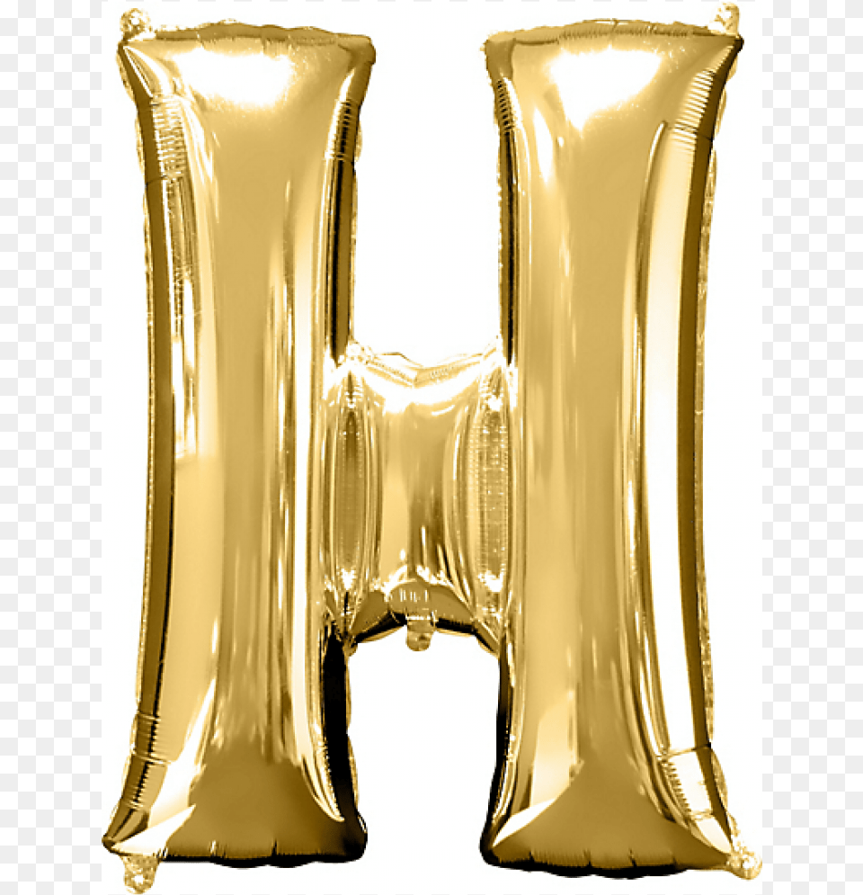 Gold Balloon H, Text Png