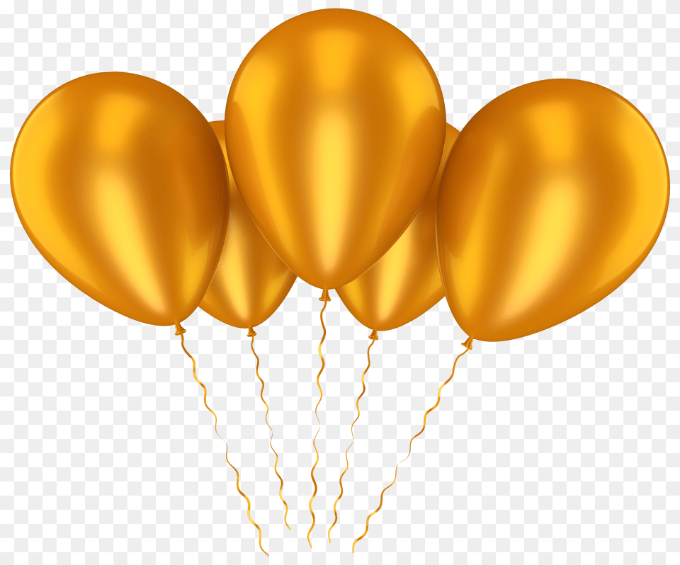 Gold Balloons Transparent Clip Art Free Png Download