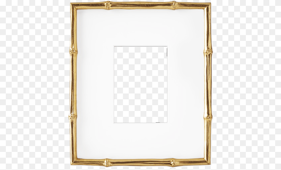 Gold Bamboo Frame Picture Frame, Blackboard Free Png Download