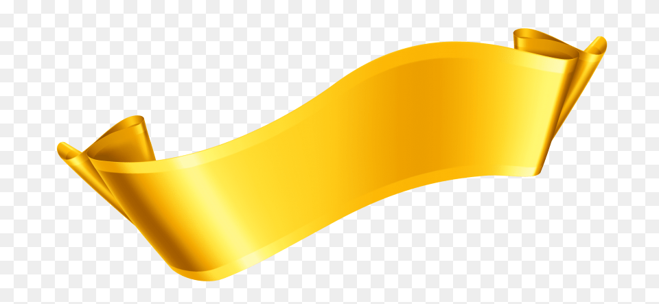 Gold Banner, Text, Document, Scroll, Smoke Pipe Png Image