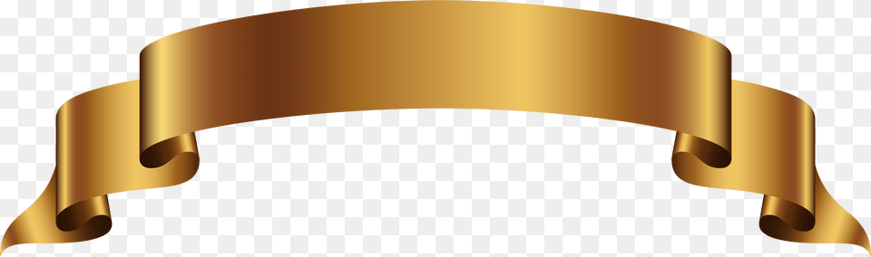 Gold Banner Clip Background Gold Ribbon Banner, Text, Bathroom, Indoors, Room Free Png Download