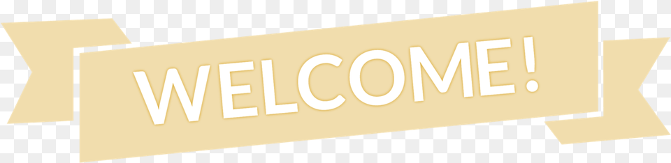 Gold Banner That Spells Out Welcome Wood, Text, Fence Png Image