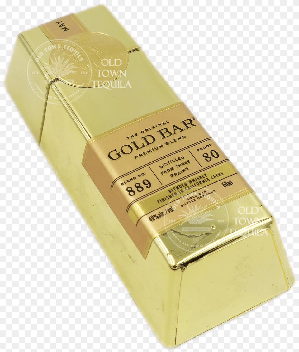 Gold Bar Blended Whiskey 50ml Cardboard Packaging, Bottle Free Png Download