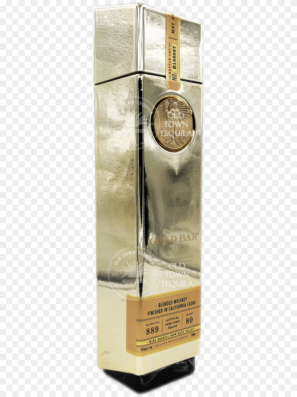 Gold Bar Blended Whiskey 750ml Bottle, Alcohol, Beverage, Liquor, Tequila Png