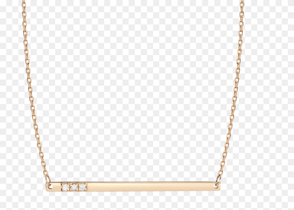 Gold Bar Necklace With Diamonds In Jacqueline Rabun, Accessories, Jewelry, Swing, Toy Png Image