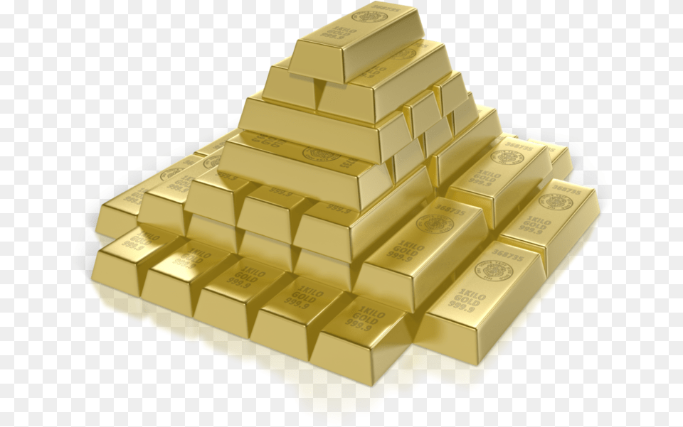Gold Bar Pyramid Psd Official Psds Solid, Treasure, Box Free Png