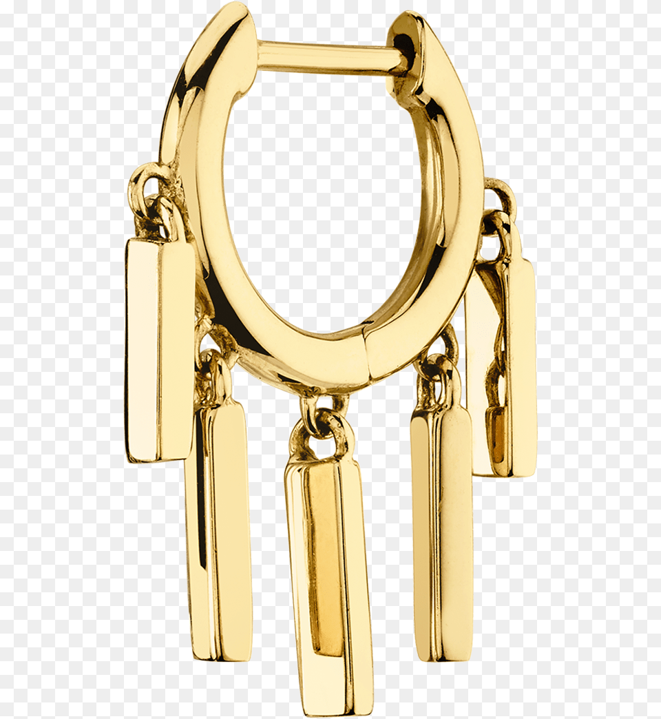 Gold Bar Slim Hoop Ring, Accessories, Earring, Jewelry, Bracelet Free Png