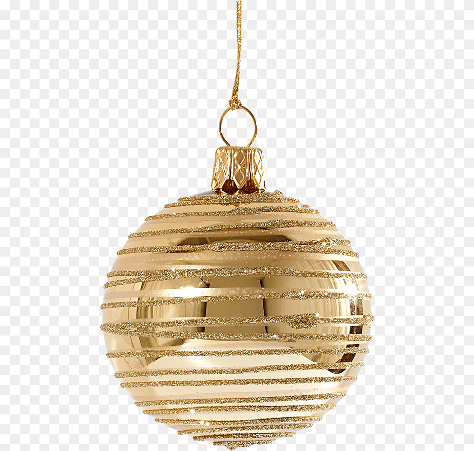 Gold Baubles, Accessories, Chandelier, Lamp Free Png Download