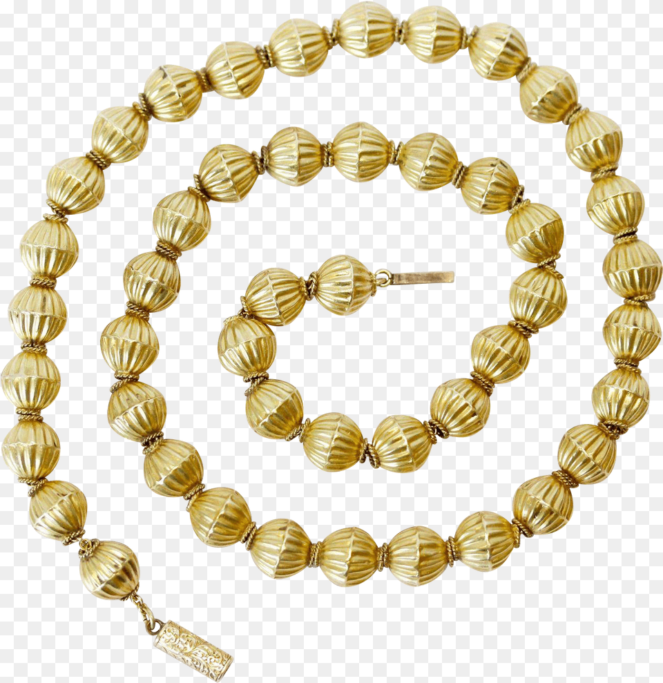 Gold Bead 3 Image Bead, Accessories, Bead Necklace, Jewelry, Ornament Free Png