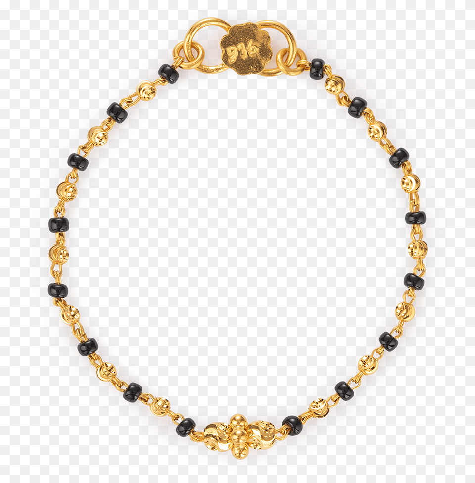 Gold Black Beads Baby Bracelet Rudraksh Ki Mala Gold, Accessories, Jewelry, Necklace, Art Png