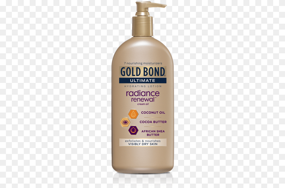 Gold Bond Radiance Renewal, Bottle, Lotion, Shaker, Cosmetics Free Png Download