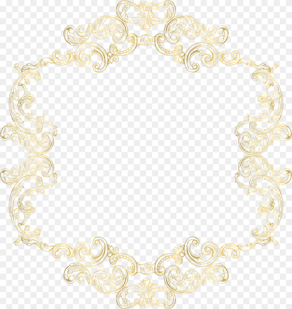 Gold Border Frame Clip Png