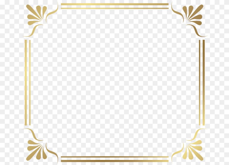 Gold Border Frame File Transparent, Art, Floral Design, Graphics, Pattern Png