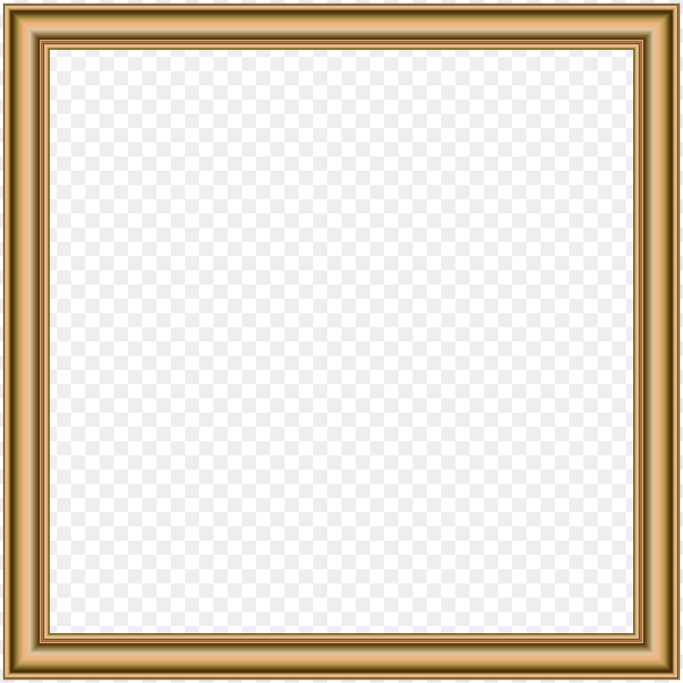 Gold Border Frame White Board Free Transparent Png