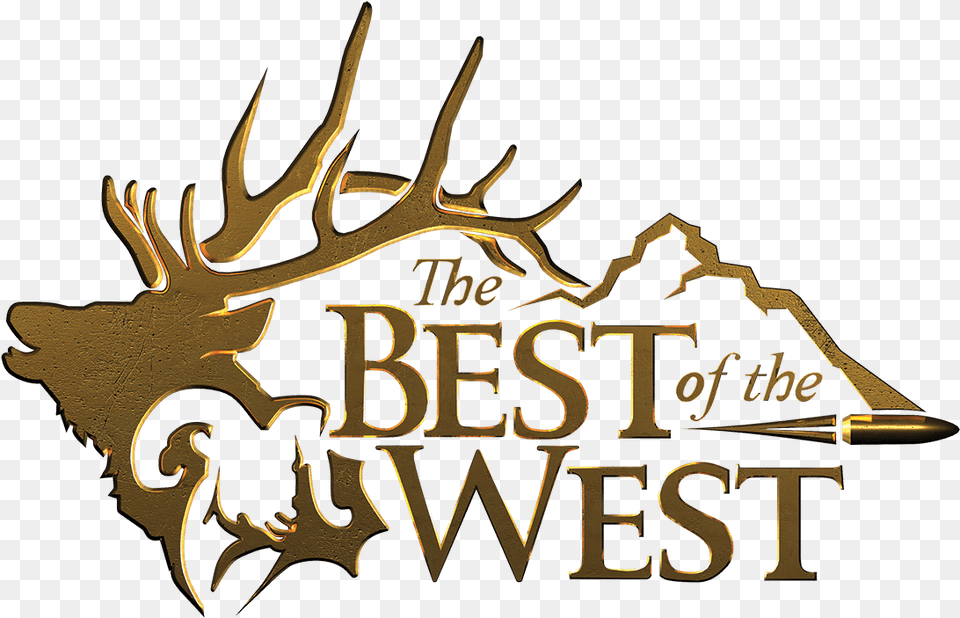Gold Botw Logokniestedt Best Of The West Logo, Antler, Weapon Free Png