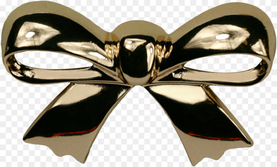 Gold Bow Body Jewelry, Accessories, Buckle, Person Free Transparent Png