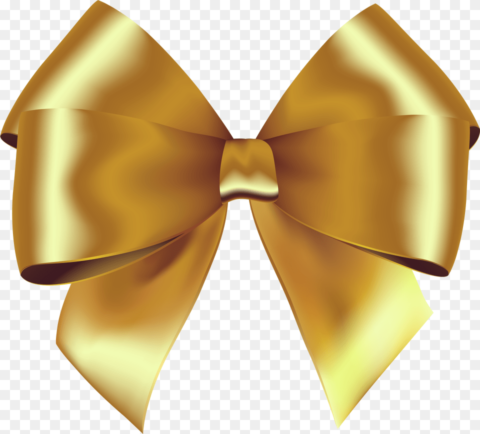Gold Bow Ribbon Free Transparent Png