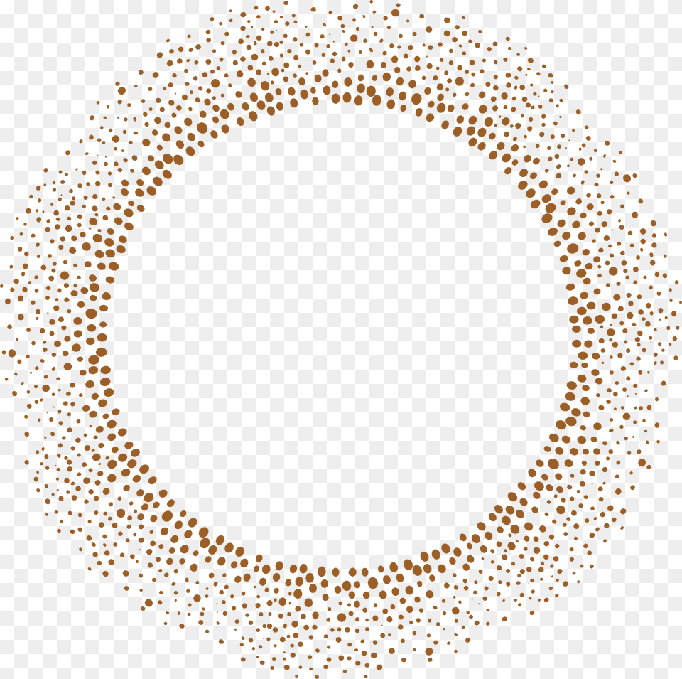 Gold Bubbles, Oval Png