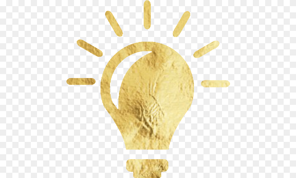 Gold Bulb Icon Small Hot Air Balloon, Cutlery, Light, Spoon, Lightbulb Free Transparent Png