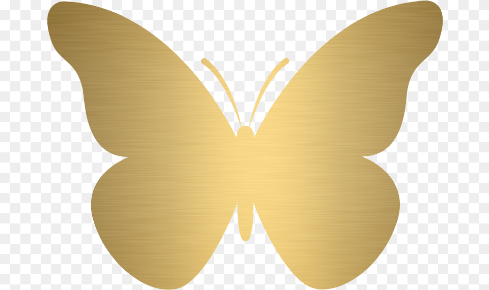 Gold Butterfly Clipart Gold Butterfly Logo, Animal, Insect, Invertebrate, Moth Free Transparent Png