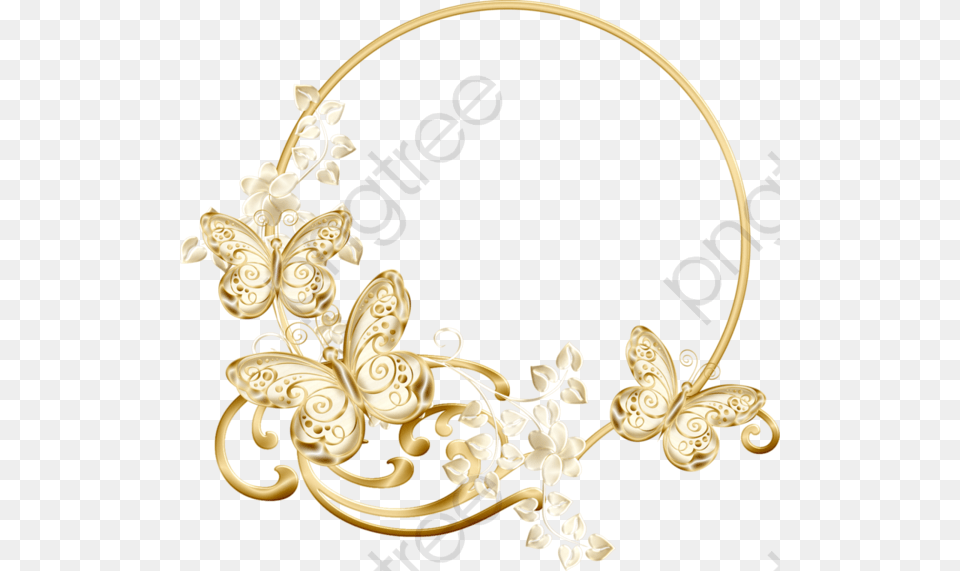 Gold Butterfly Gold Jewelry Golden Butterfly Design, Accessories, Necklace, Earring Png