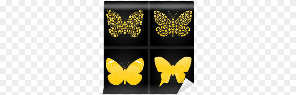 Gold Butterfly Wall Mural U2022 Pixers We Live To Change Gold, Art, Cross, Symbol Png Image