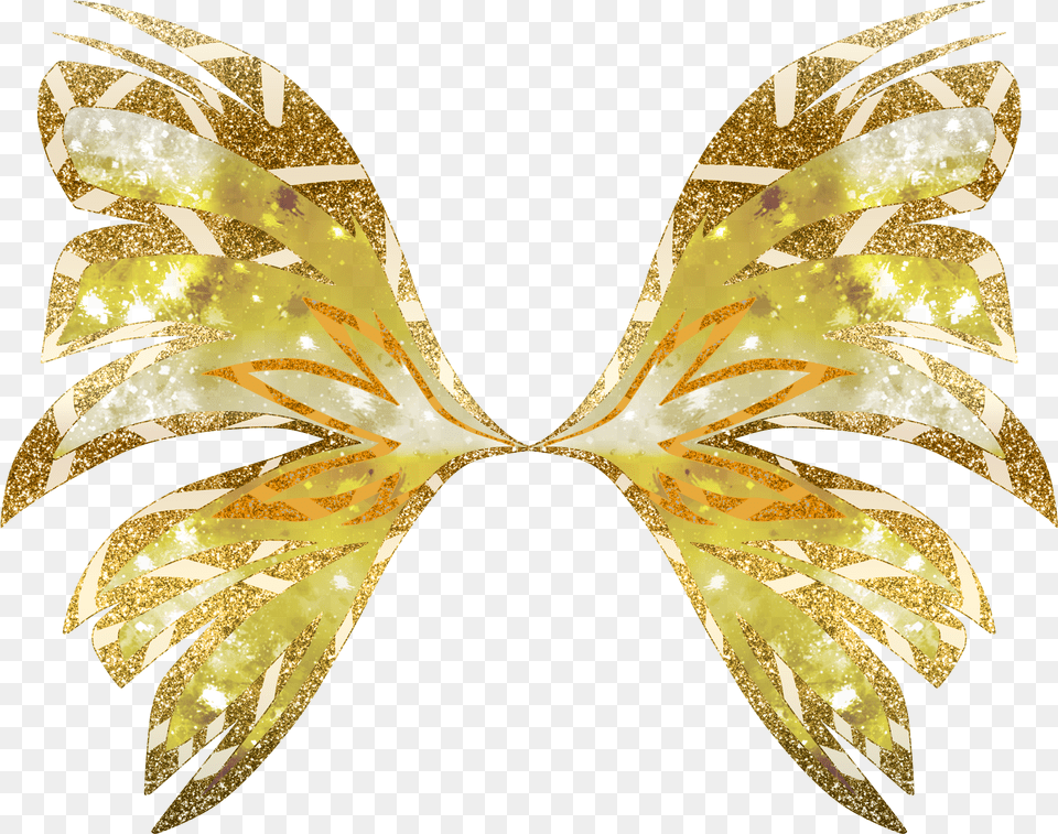 Gold Butterfly Wings Gold Butterfly Wings, Accessories, Jewelry, Brooch Free Png