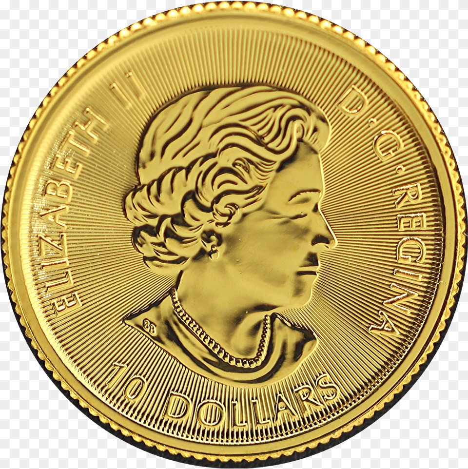 Gold Canadian Lucky Dragon Coin Free Png