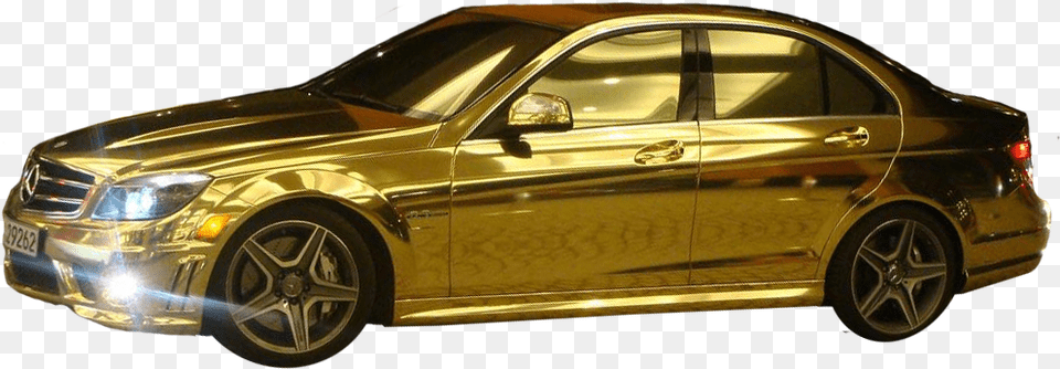 Gold Car Psd Official Psds Images Pngio Golden Car, Alloy Wheel, Vehicle, Transportation, Tire Free Transparent Png