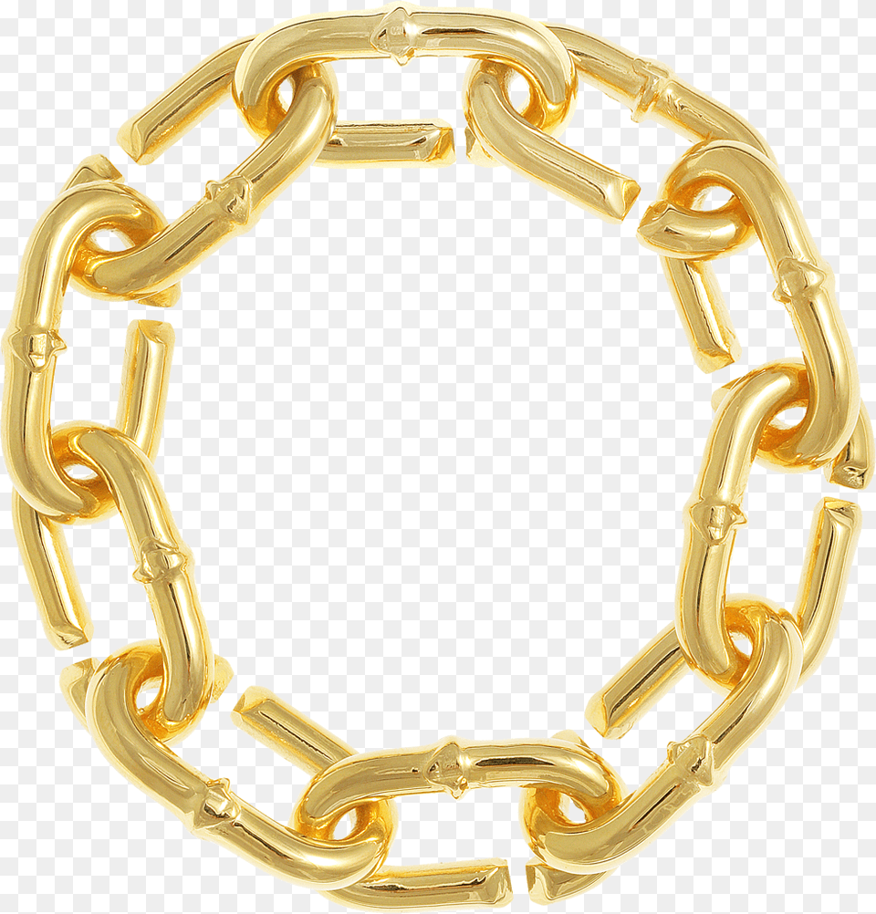 Gold Chain Circle Transparent Gold Chain Circle, Accessories, Bracelet, Jewelry, Chandelier Free Png Download